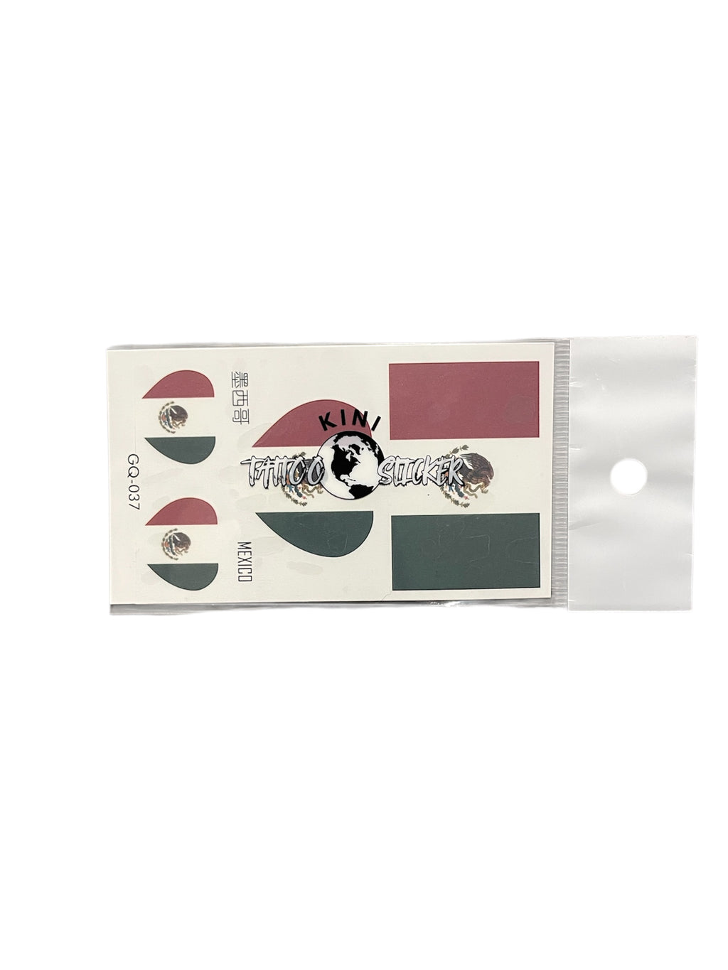 Country Flag Temporary Tattoos (PACK OF 4)