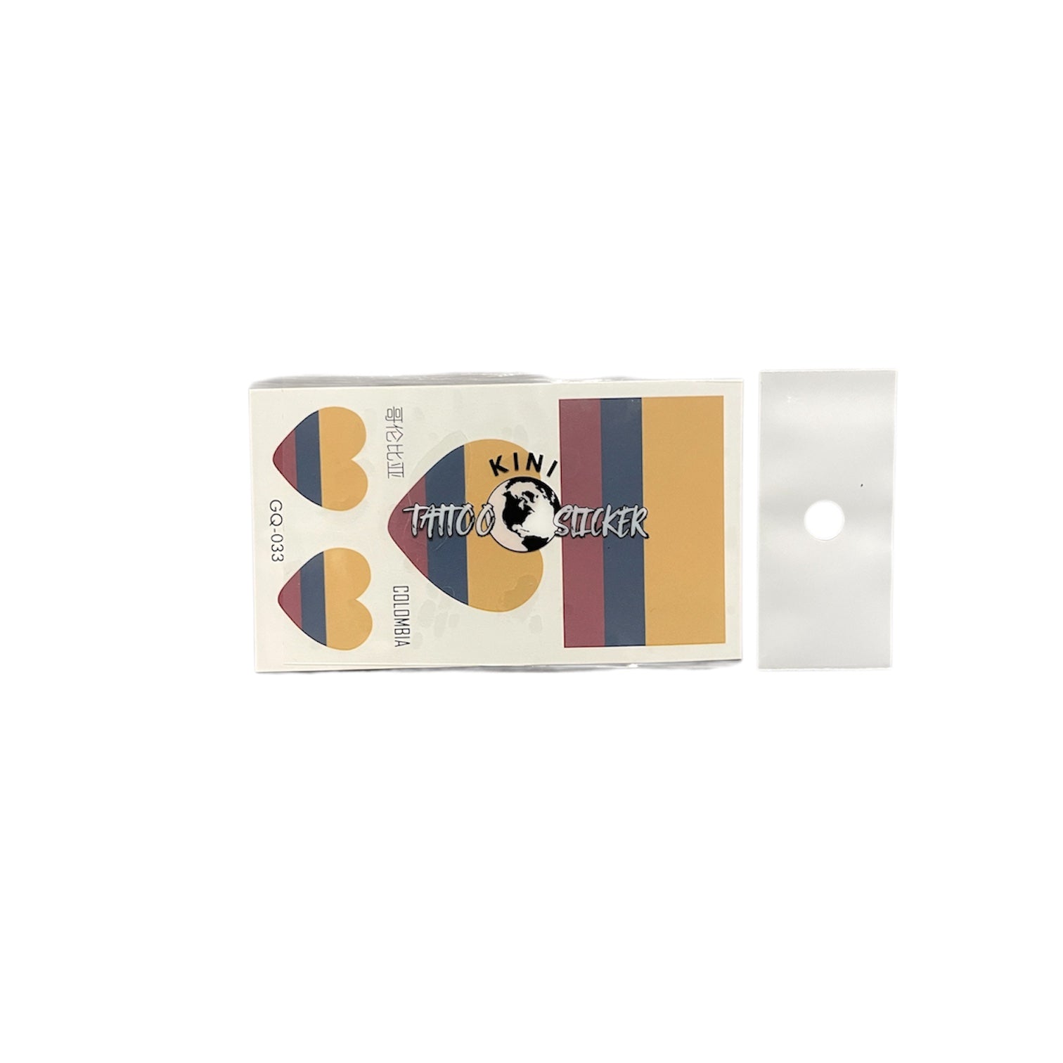 World Cup Flag Temporary Tattoos Pack of 4 | KINI Body