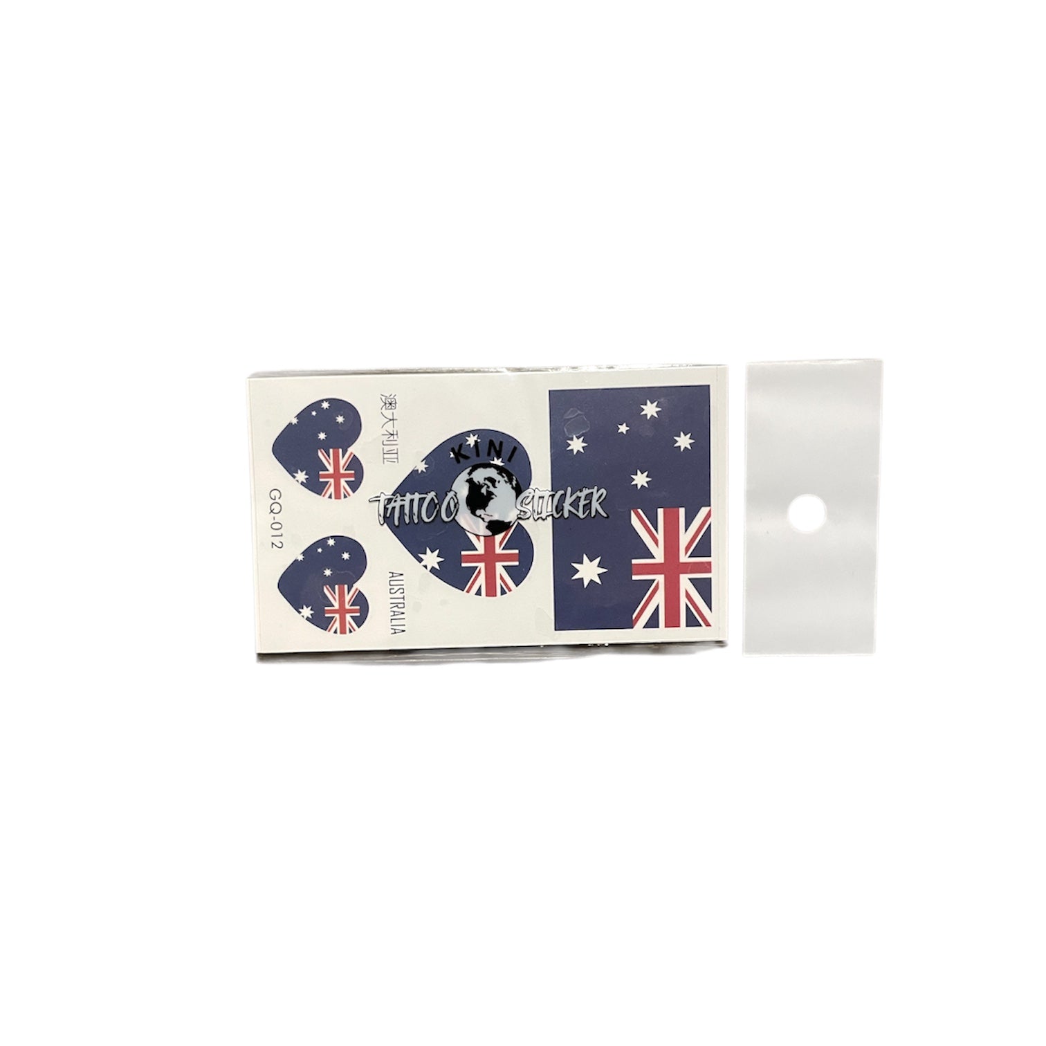 World Cup Flag Temporary Tattoos Pack of 4 | KINI Body