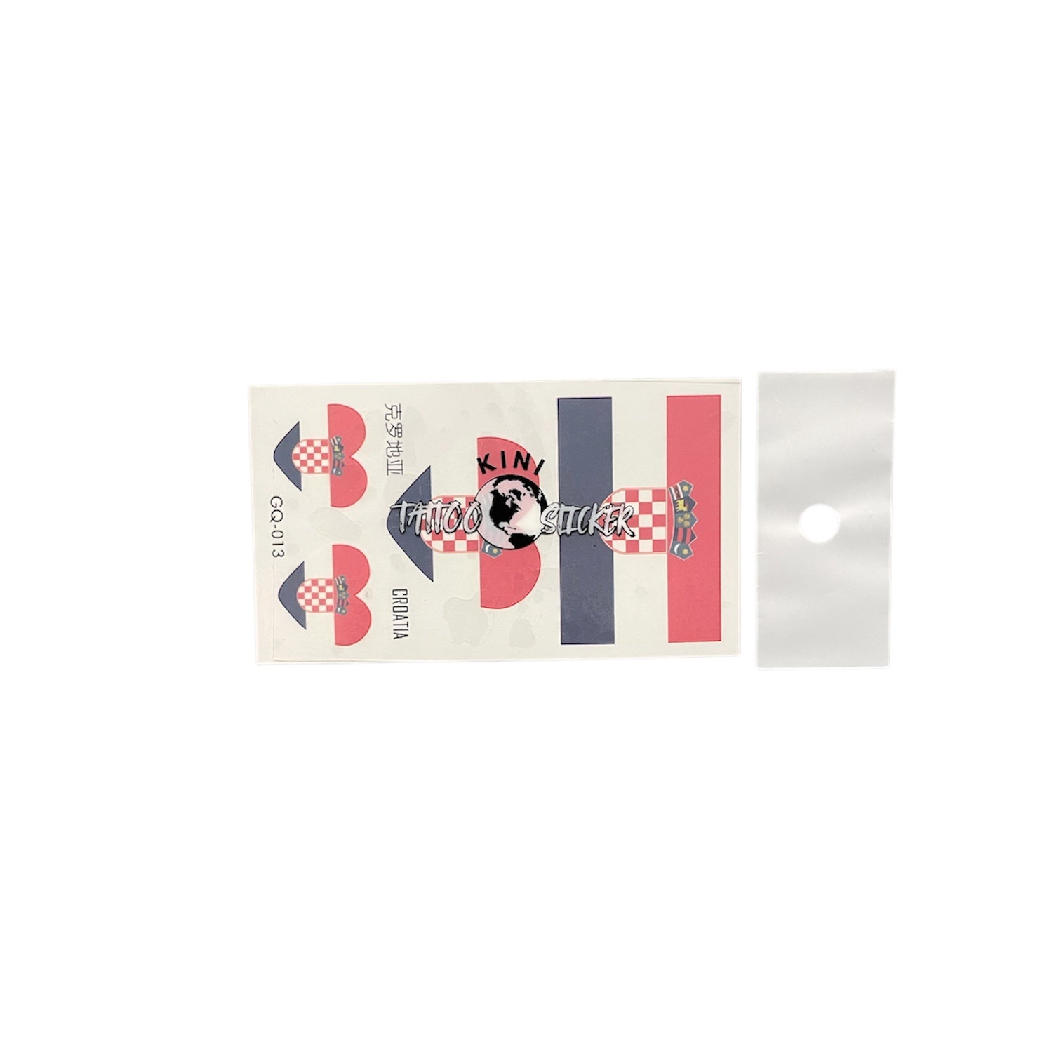 Country Flag Temporary Tattoos (PACK OF 4)