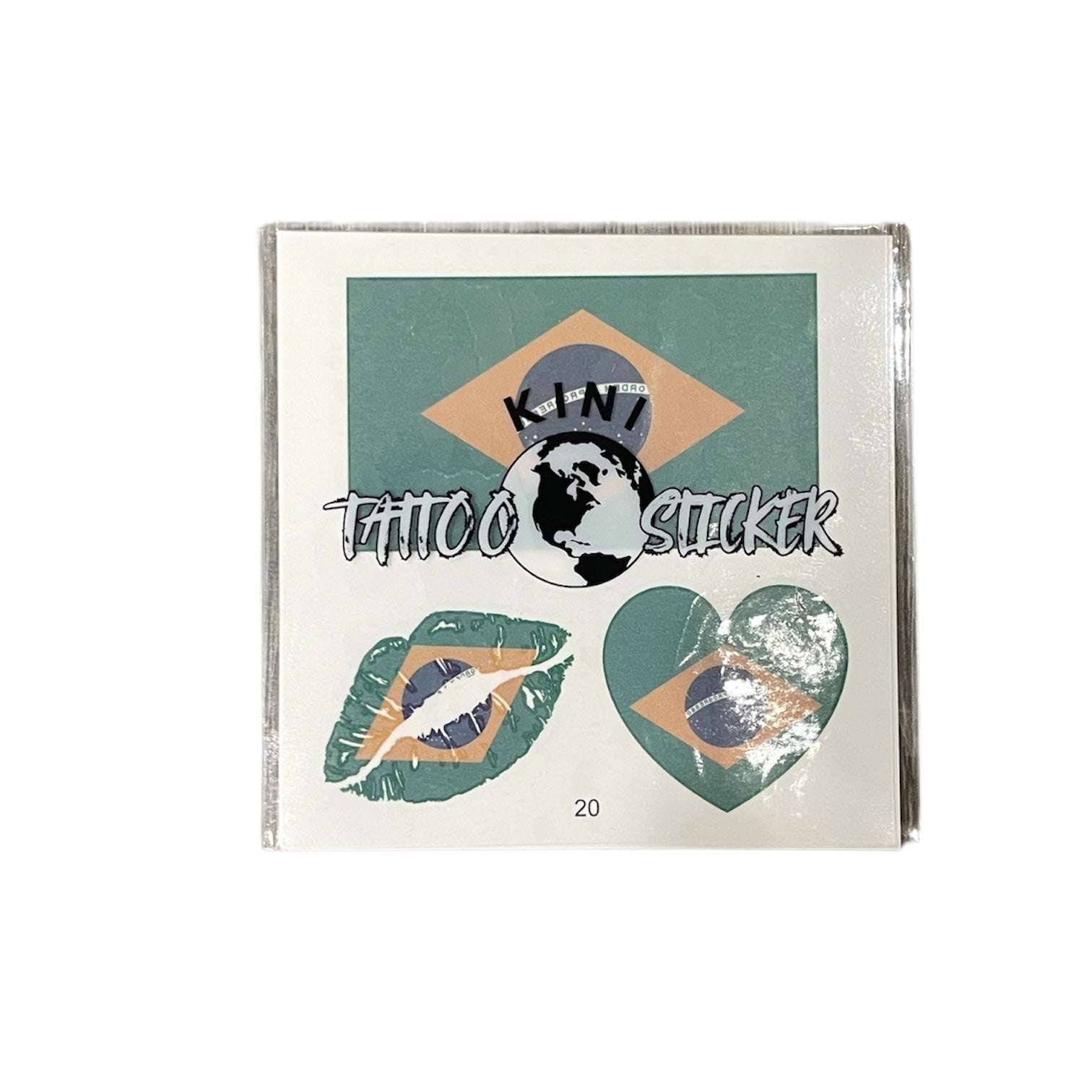 Sports World Cup Flag Tattoos Pack of 3 | KINI Body