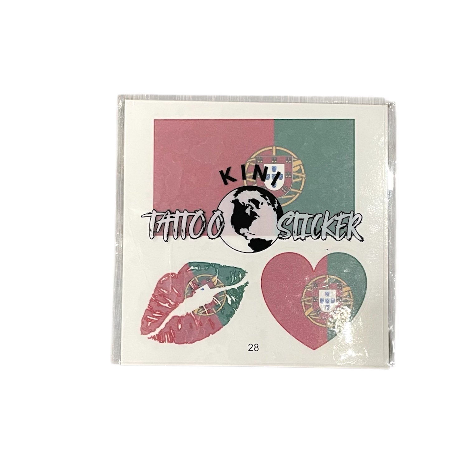 Sports World Cup Flag Tattoos Pack of 3 | KINI Body