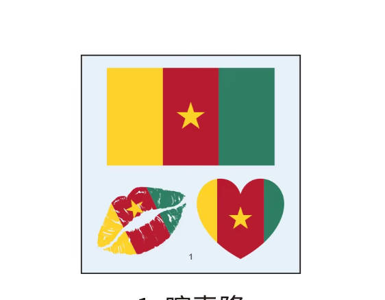 Country Flag Temporary Tattoos (PACK OF 3)