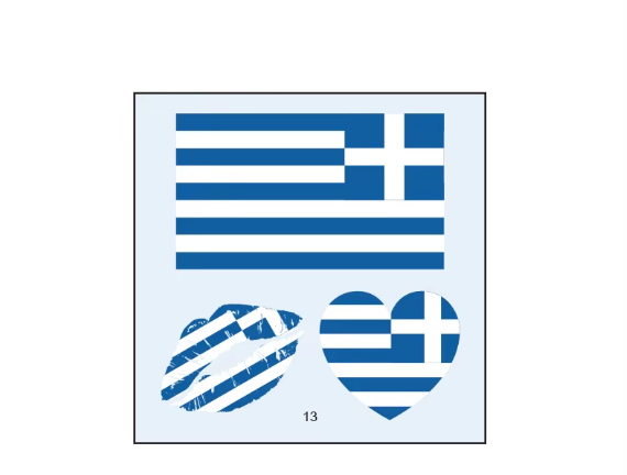 Country Flag Temporary Tattoos (PACK OF 3)