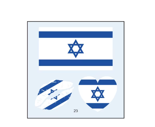 Country Flag Temporary Tattoos (PACK OF 3)