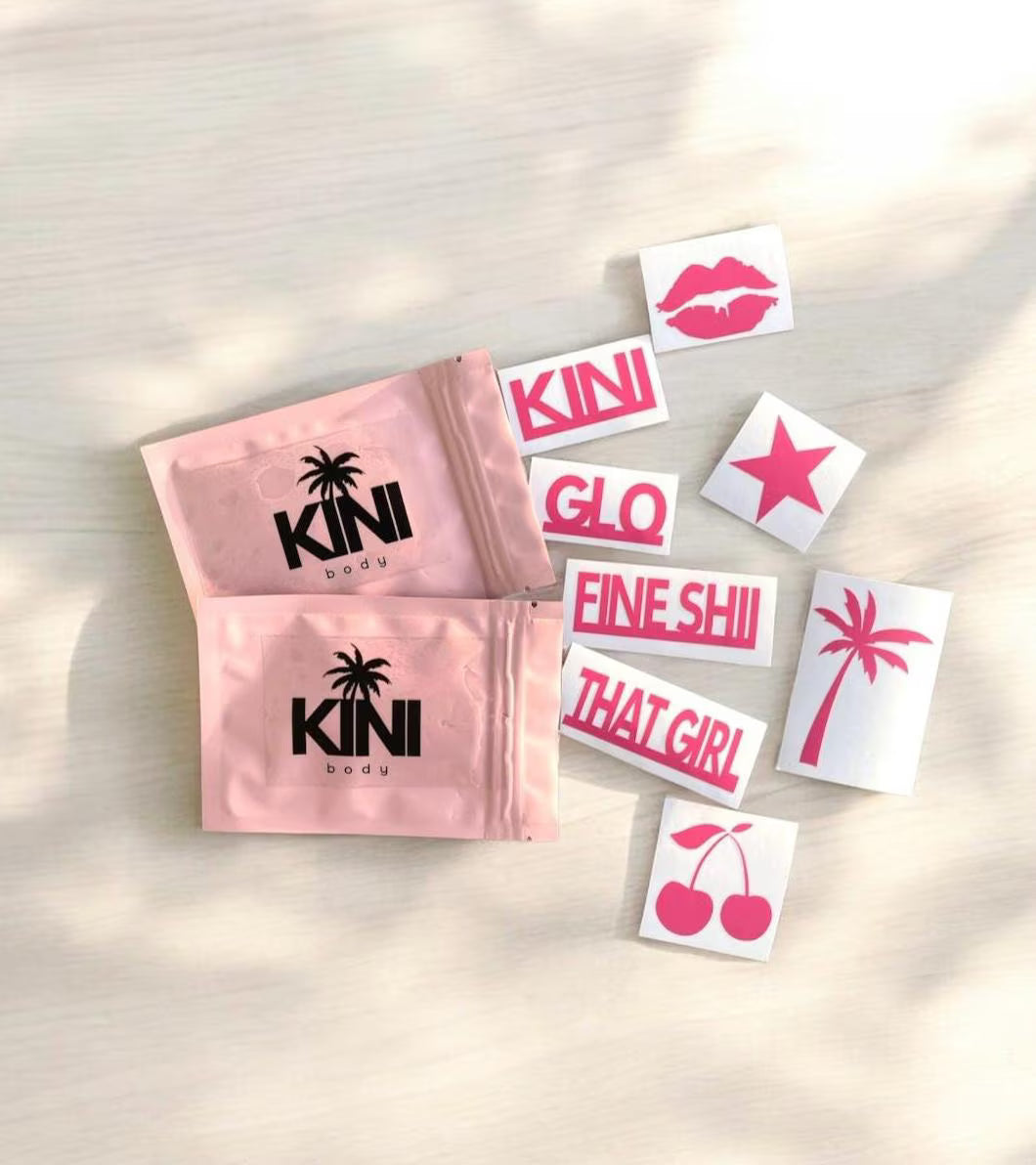 Custom Tanning Tattoo Stickers